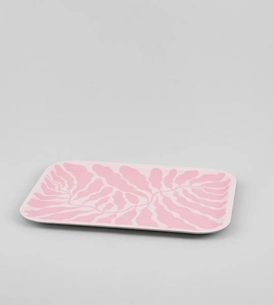 Wrap Pink Leaves Tray 1 Wrap Pink Leaves Tray