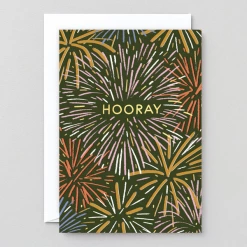 Wrap Hooray Fireworks Card