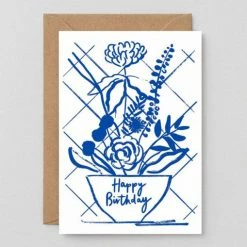 Wrap Card Birthday Flower Arrangements