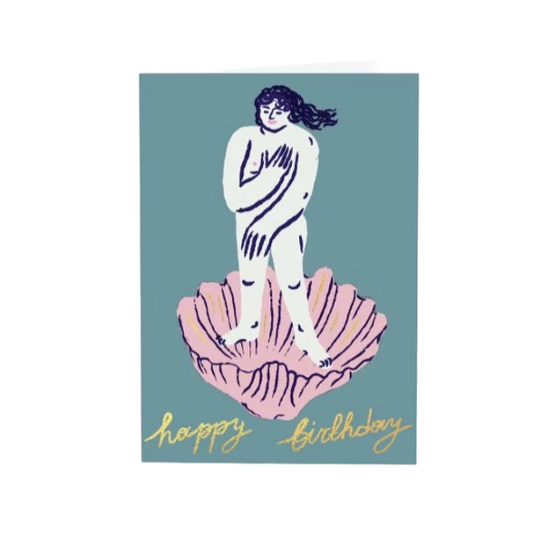Wrap Happy Birthday Card Venus 1 Wrap Happy Birthday Card Venus