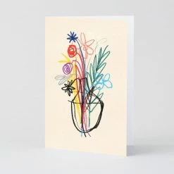 Wrap Bouquet Art Card