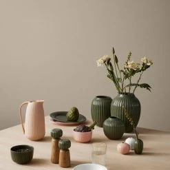 Kähler Olive Green Hammershoi 13cm Salt & Pepper Mill/Grinder 5 Kähler Olive Green Hammershoi 13cm Salt & Pepper Mill/Grinder