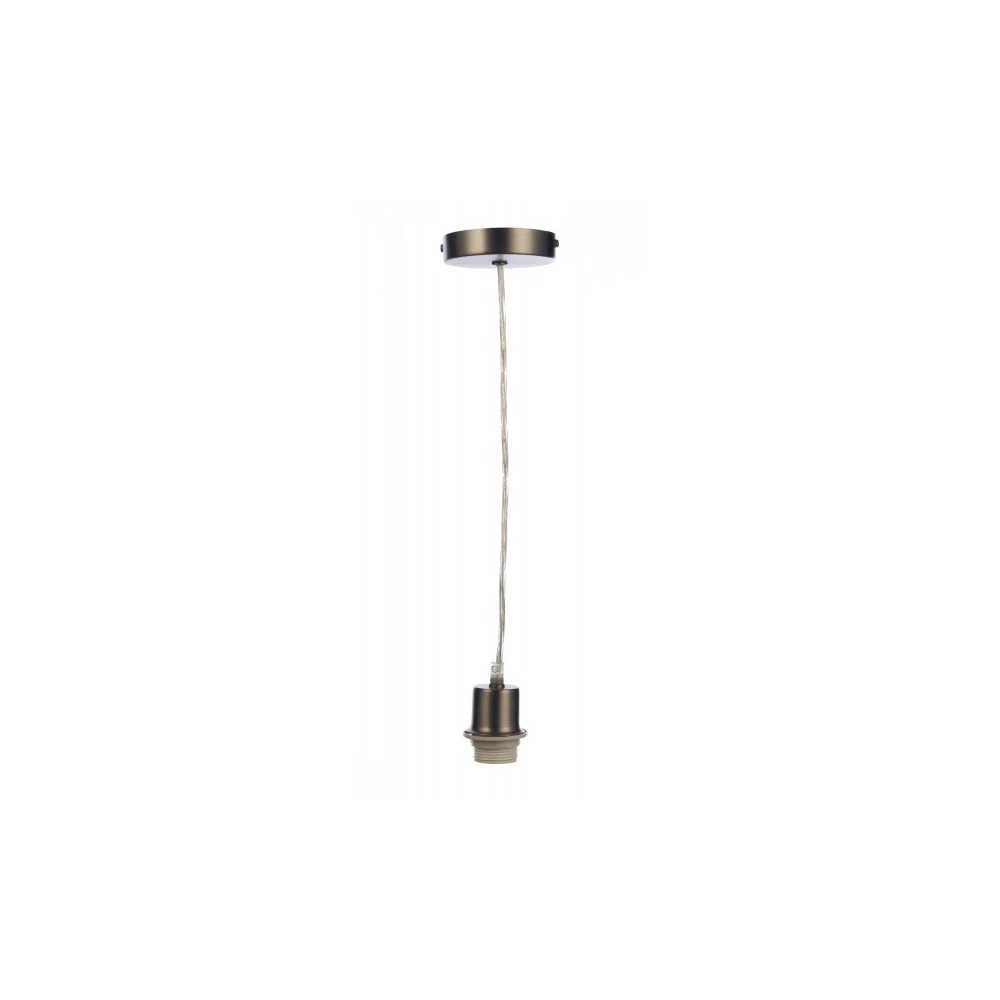 Där Lighting Antique Chrome Light Suspension Fitting 1 Där Lighting Antique Chrome Light Suspension Fitting
