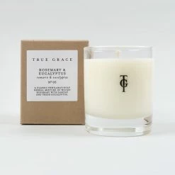 True Grace Rosemary & Euculyptus Scented Candle