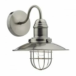 Där Lighting Antique Chrome Terrace Wall Light