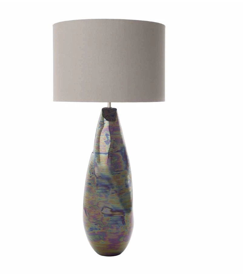 Där Lighting Ceramic & Black Base Only Massa Table Lamp 1 Där Lighting Ceramic & Black Base Only Massa Table Lamp