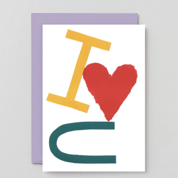 Wrap I Heart You Card 1 Wrap I Heart You Card