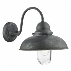 Där Lighting Aged Iron Dynamo Wall Light