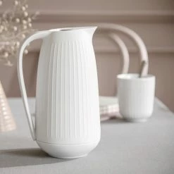 Kähler White Hammershoi 1 Litre Thermos Jug