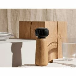 Kähler Hammershoi Large Salt & Pepper Mill/Grinder with Black Ceramic Top