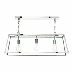 Där Lighting Steel Academy 3 Pendant Light