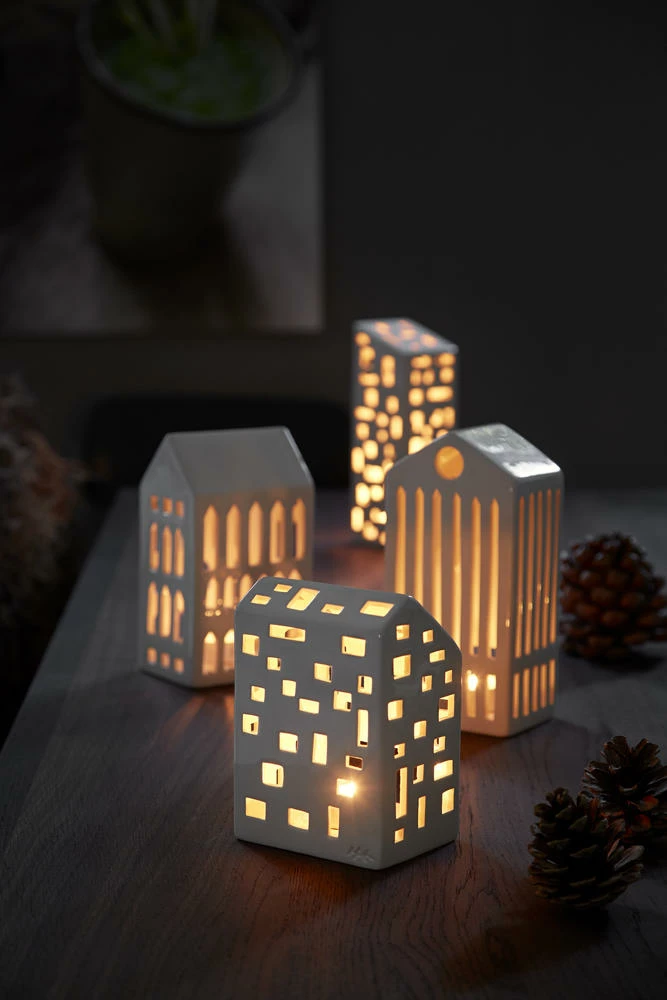 Kähler Urbania Tea Light High Building 4 Kähler Urbania Tea Light High Building