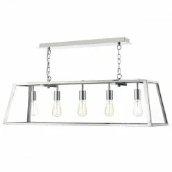 Där Lighting Stainless Steel Academy Pendant Light