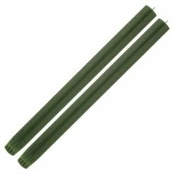 True Grace Holly Leaf Dinner Candle Set of 2