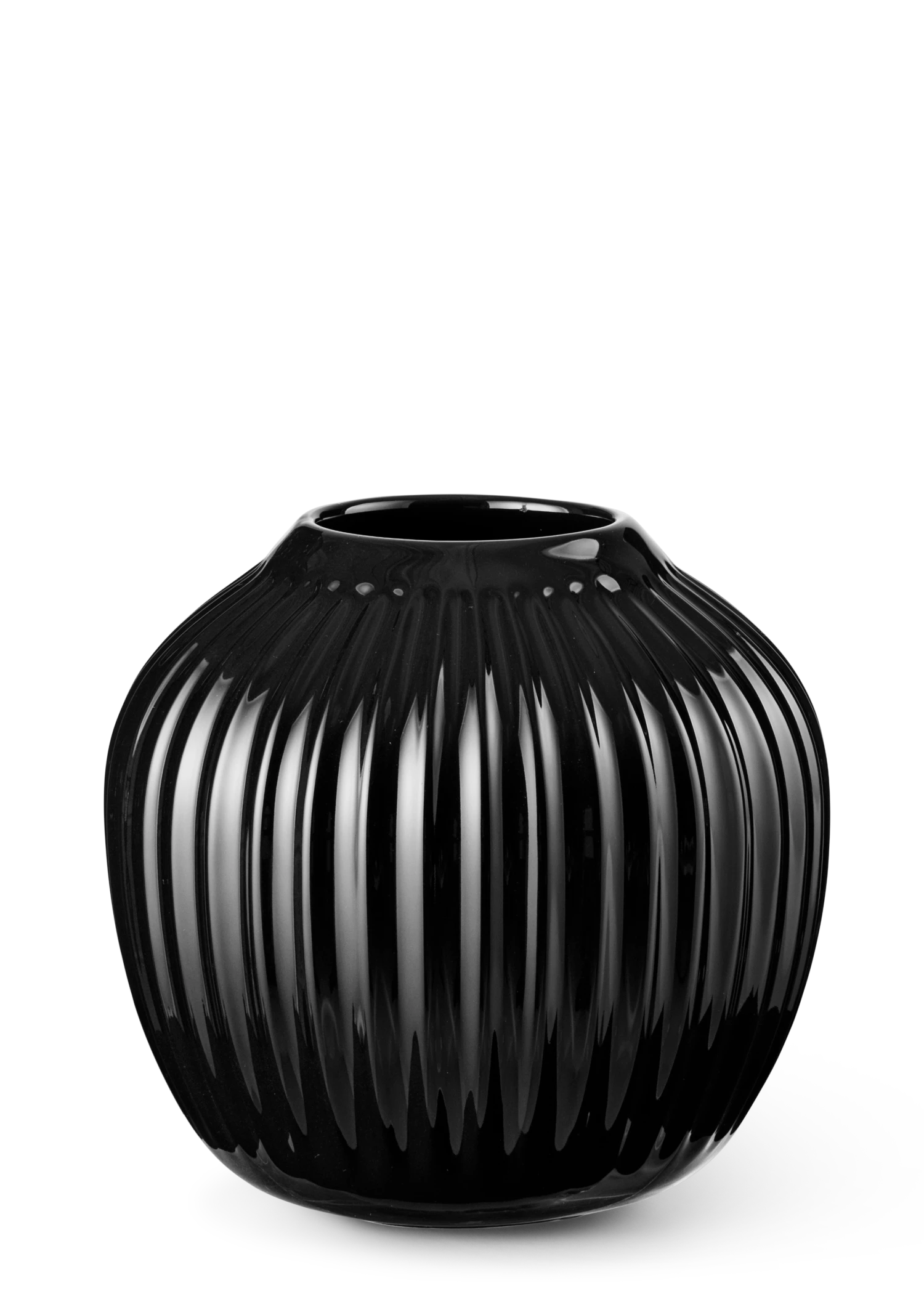 Kähler Black 13cm Hammershoi Porcelain Vase 1 Kähler Black 13cm Hammershoi Porcelain Vase