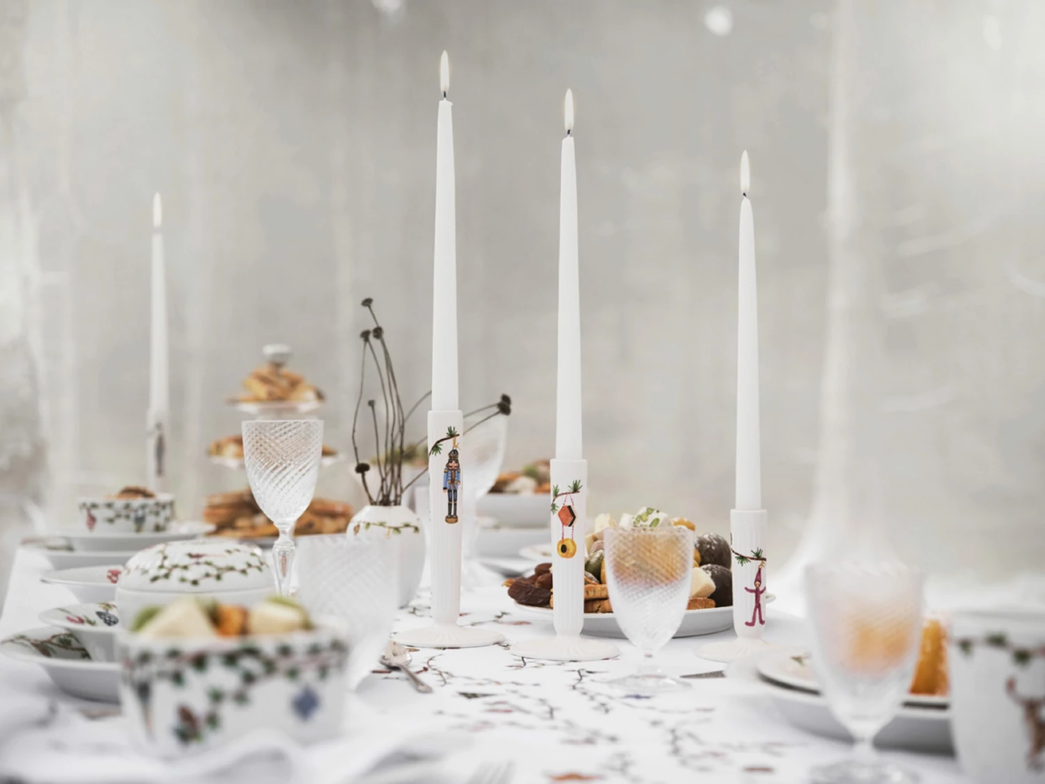 Kähler Hammershoi 12cm Porcelain Christmas Candle Holder 2021 4 Kähler Hammershoi 12cm Porcelain Christmas Candle Holder 2021