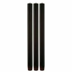 True Grace Black Dinner Candle