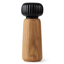 Kähler Hammershoi Large Salt & Pepper Mill/Grinder with Black Ceramic Top