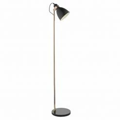 Där Lighting Frederick Floor Lamp in Black & Copper