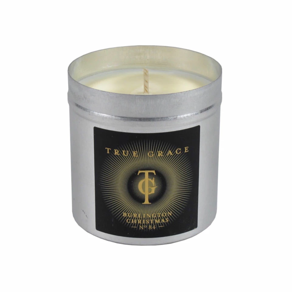 True Grace Burlington Christmas Candle In A Tin 1 True Grace Burlington Christmas Candle In A Tin