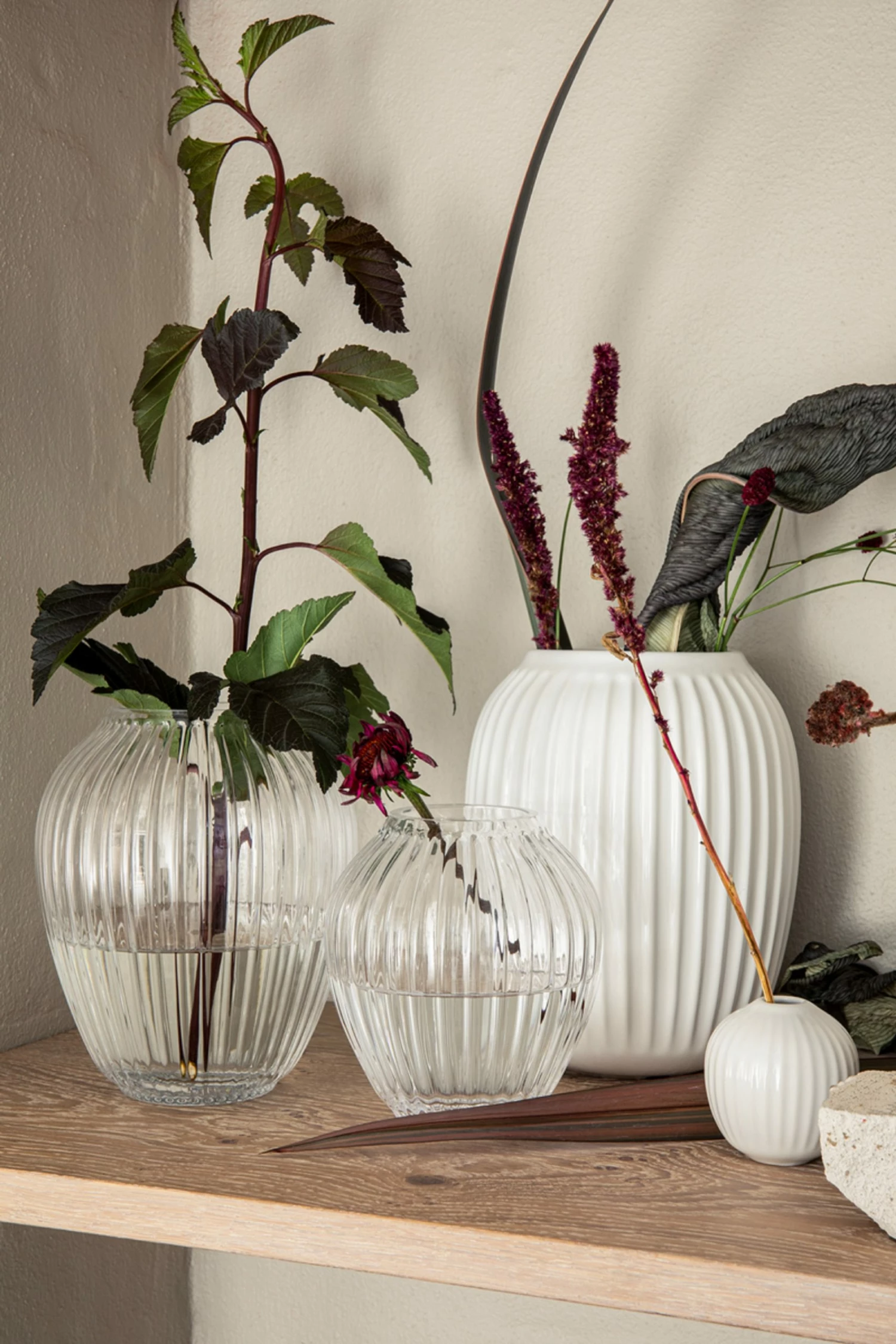 Kähler Hammershoi 15cm Mouthblown Glass Vase 5 Kähler Hammershoi 15cm Mouthblown Glass Vase