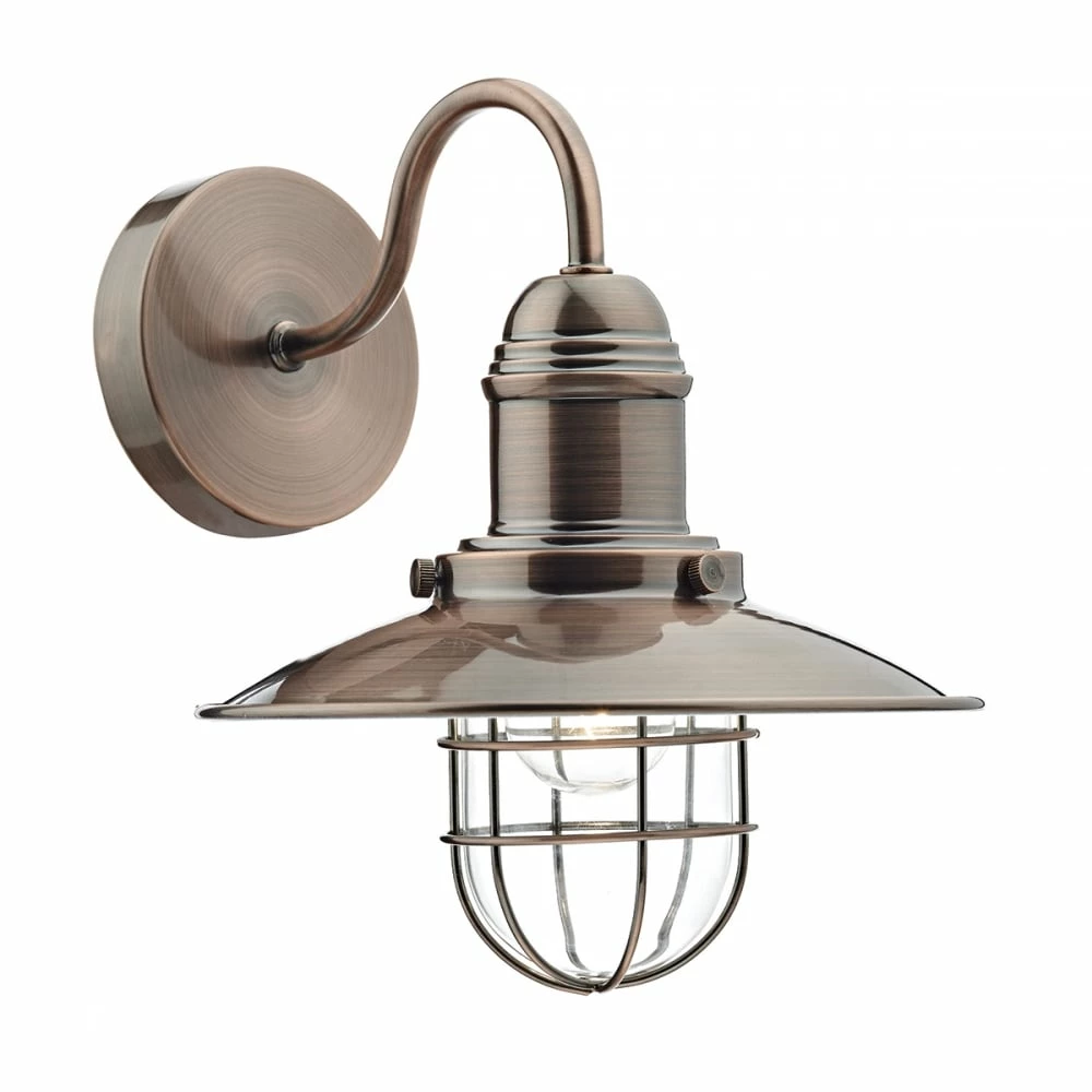 Där Lighting Copper Terrace Wall Light 1 Där Lighting Copper Terrace Wall Light
