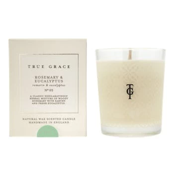 True Grace Rosemary and Eucalyptus Village Classic Candle 1 True Grace Rosemary and Eucalyptus Village Classic Candle