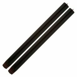 True Grace Black Dinner Candle Set of 2