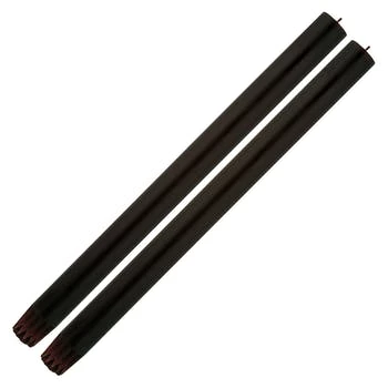 True Grace Black Dinner Candle Set of 2 1 True Grace Black Dinner Candle Set of 2