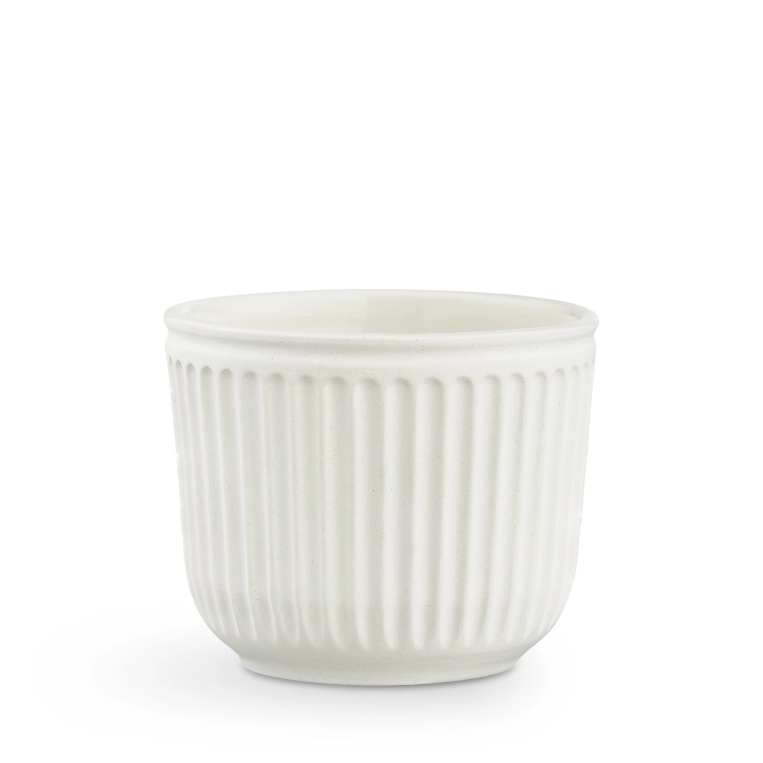 Kähler Small Unglazed Cream Hammershoi Flowerpot 1 Kähler Small Unglazed Cream Hammershoi Flowerpot