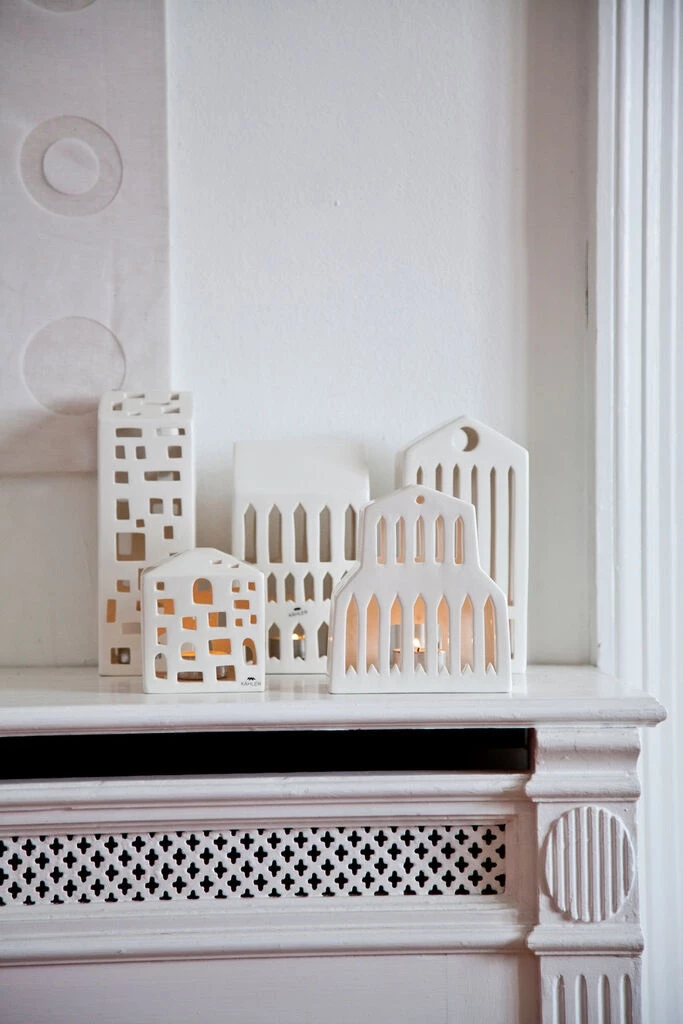 Kähler Urbania Ligthouse High Building White Ceramic 4 Kähler Urbania Ligthouse High Building White Ceramic