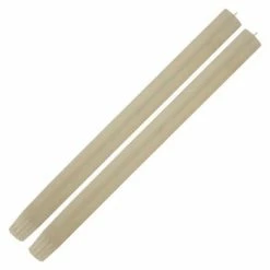 True Grace Cool Grey Dinner Candle Set of 2