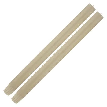 True Grace Cool Grey Dinner Candle Set of 2 1 True Grace Cool Grey Dinner Candle Set of 2