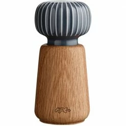 Kähler Anthracite Grey Hammershoi 13cm Salt & Pepper Mill/Grinder