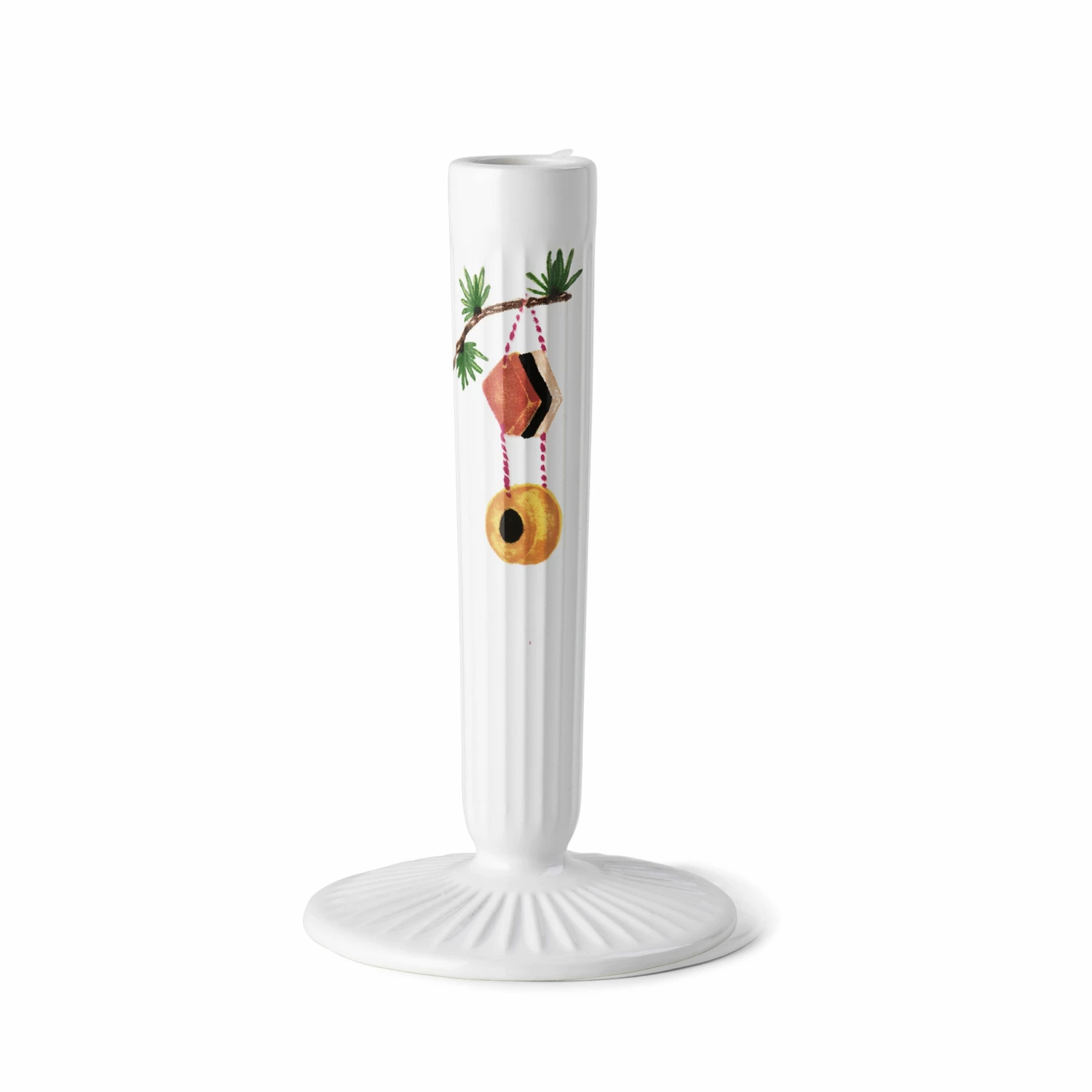 Kähler Hammershoi 16cm Porcelain Christmas Candle Holder 2021 2 Kähler Hammershoi 16cm Porcelain Christmas Candle Holder 2021