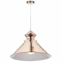Där Lighting Copper Dauphine Pendant Light