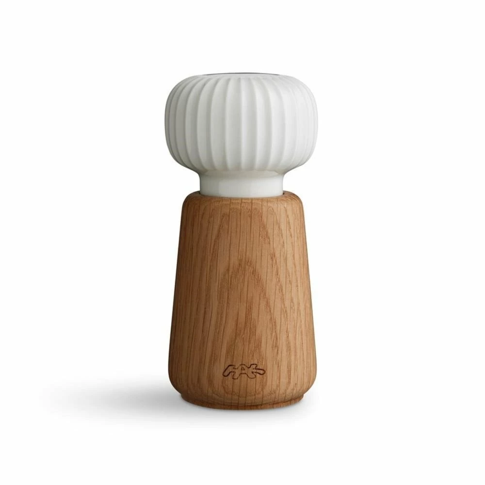 Kähler White Hammershoi 13cm Salt & Pepper Mill/Grinder 1 Kähler White Hammershoi 13cm Salt & Pepper Mill/Grinder