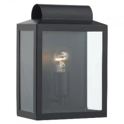 Där Lighting Black Notary Rectangle Wall Light