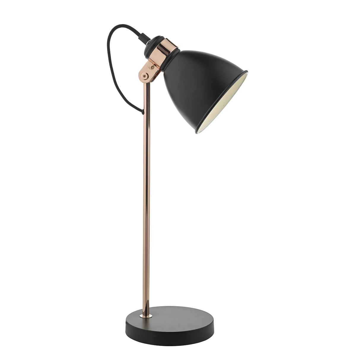 Där Lighting Black/ Copper Frederick Table Lamp 1 Där Lighting Black/ Copper Frederick Table Lamp