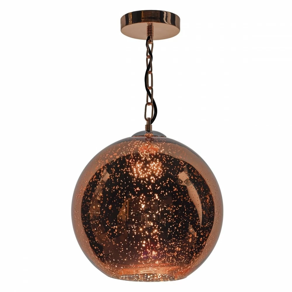 Där Lighting Copper Speckle Pendant Light 1 Där Lighting Copper Speckle Pendant Light