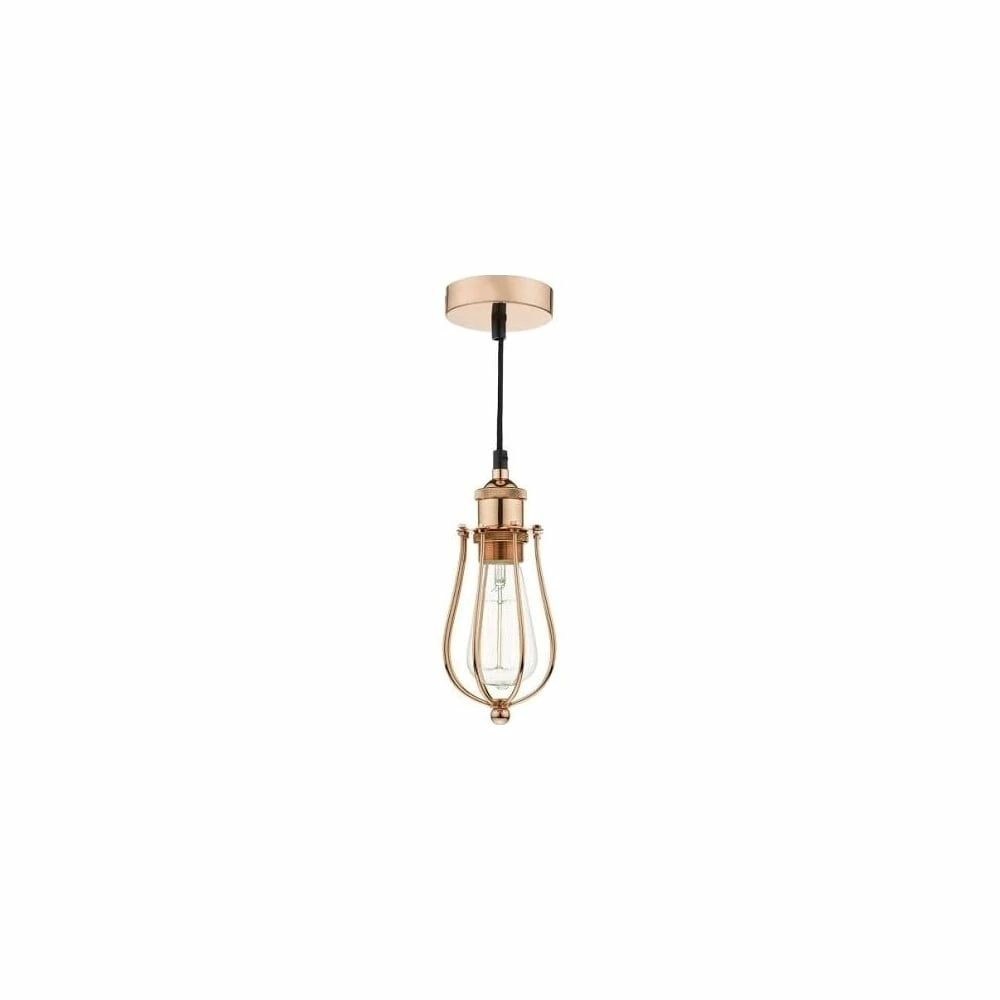 Där Lighting Copper Taurus 1 Pendant Light 1 Där Lighting Copper Taurus 1 Pendant Light